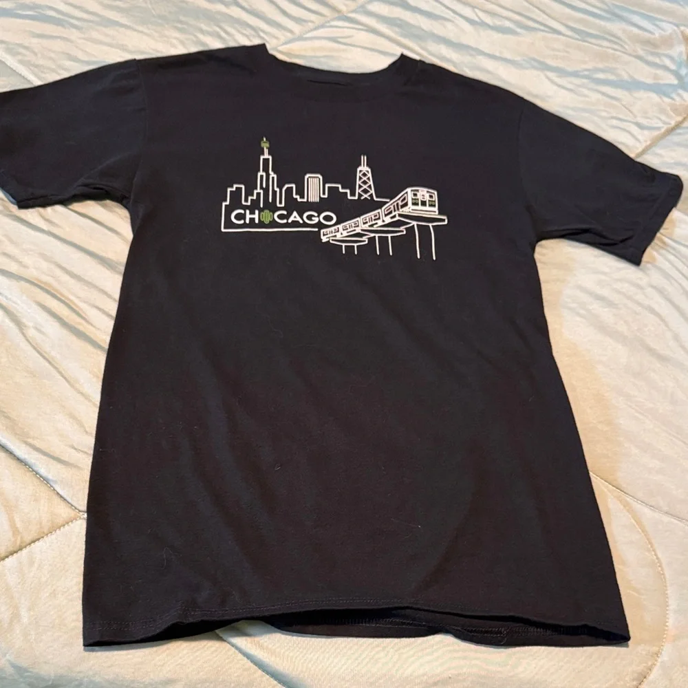 Chicago Skyline Shake Shack Graphic Tee - Picture 1 of 3